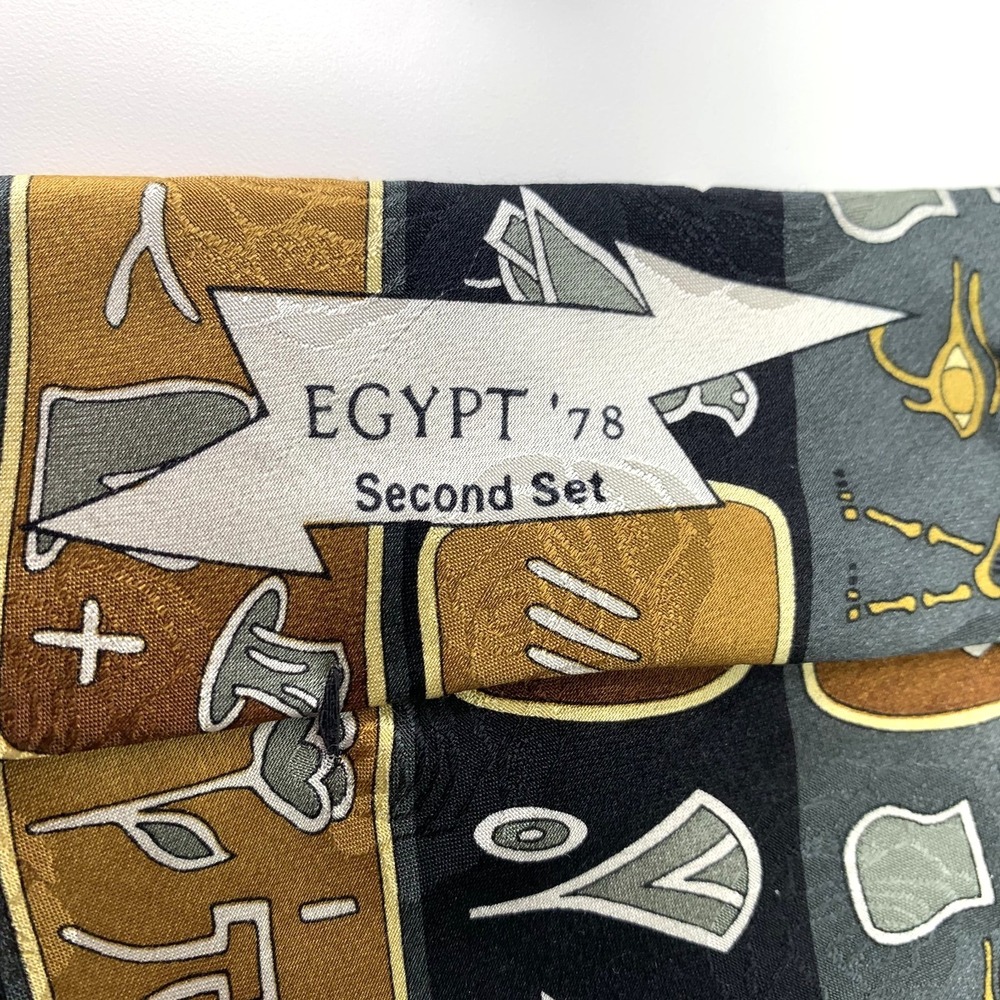 Grateful‎ Dead Band Mens Tie 'Egypt '78 Second Set' Design Silk Dead Head RARE - Picture 4 of 6